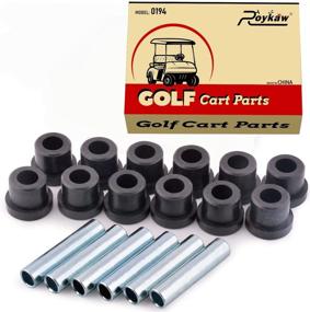 img 4 attached to 🏌️ Club Car DS Golf Cart G&E 1981-up and EZGO TXT 1994-up Roykaw Spring Bushing Kit - Front & Rear/Shackle,1012303 1015583