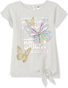 img 2 attached to 👚 OshKosh B'Gosh Girls' Short-Sleeve Knit Tunic: Comfortable and Stylish Apparel for Girls