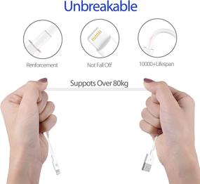 img 1 attached to 4 Pack IPhone Charger [MFi Certified]IPad Charger Charging Cable USB Cord Line Heardear Lightning To USB Cable For IPhone 11 Pro Max/XS Max/XR/X/8/7/6S/6/Plus/5 SE/5S IPad Pro/Air/Mini (1M/3