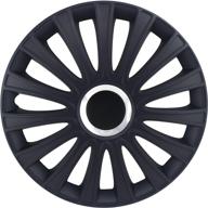 alpena 58288 le mans matte black 🔘 wheel cover kit - 17-inch - set of 4 logo
