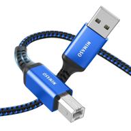 кабель для принтера 10 футов / 3 метра, nimaso usb 2.0 принтер кабель типа a к b высокой скорости, совместимый с hp, canon, epson, dell, lexmark, brother, xerox, samsung и другими - идеально подходит для сканеров логотип