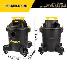 img 3 attached to Gallon Wet Vacuum with Powerful Horsepower by Stanley