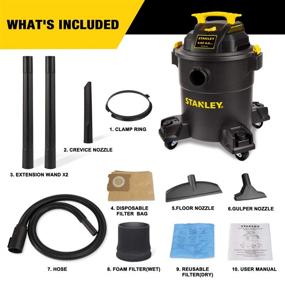 img 2 attached to Gallon Wet Vacuum with Powerful Horsepower by Stanley