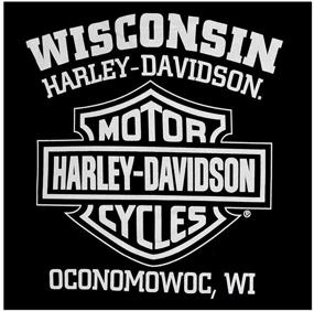 img 2 attached to 🏍️ Harley-Davidson Men's Black Willie G Skull H-D Pullover Sweatshirt (30296648)