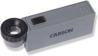 carson ml-15 micromag 11x led focusing loupe with built-in light logo