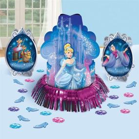 img 1 attached to 👸 Amscan Cinderella 'Sparkle' Table Decorating Kit (23pc): Transform Your Table with Magical Elegance!