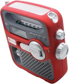 img 3 attached to Eton ARCFR360R Solarlink: Self-Powered Digital Radio, Flashlight & Cell Phone Charger (Red)