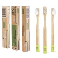 🌿 rain organic bamboo baby kids toothbrush: 100% safe & biodegradable, extra soft bristles, 6 to 12 months and up, bpa-free wood toothbrush for natural children's dental care - 3 pack logo