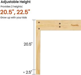 img 2 attached to Papablic 2 in 1 Kid Activity Table: Large Storage & Lego-Compatible for Older Boys and Girls