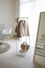 img 3 attached to Yamazaki Home Free Standing Hanger - Efficient Space-Saving Solution, One Size, White