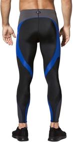 img 2 attached to 🩳 CW-X Men's Compression Tights with Stabilyx Joint Support