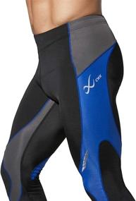 img 3 attached to 🩳 CW-X Men's Compression Tights with Stabilyx Joint Support