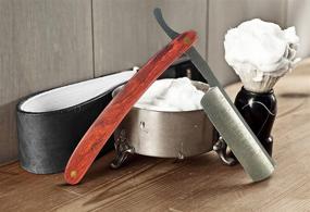 img 3 attached to 🎁 Unique Gift Ideas for Dad: Cool Gadgets, Vintage Wood Handle Straight Razor Shavers - Perfect Stocking Stuffers for Christmas, Father's Day, and Thanksgiving