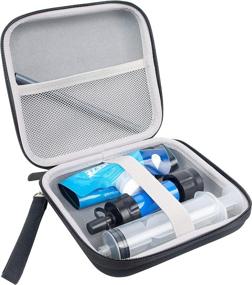img 4 attached to YSAGi Water Filter Case for Sawyer Mini Water Filtration System - Personal Water Purifier Storage Case with Drinking Straw, Squeeze Pouch and Accessories (CASE ONLY)