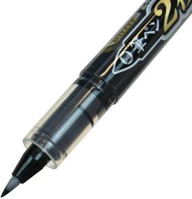 img 2 attached to Versatile Pilot Futayaku Double-Sided Brush Pen: Black and Gray Ink for Effortless Artistry