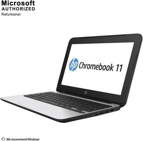 img 2 attached to 💻 Renewed HP Chromebook 11 G4 Laptop – Intel N2840 Dual-Core, 11.6 Inch, 2GB RAM, 16GB Flash SSD, Chrome OS – Black