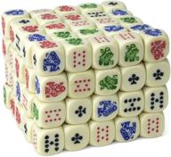 🎲 brybelly bulk block of 100 poker dice | essential travel companion логотип