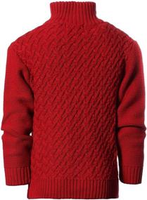 img 3 attached to Gioberti Pullover Knitted Sweater Olive Boys' Clothing and Sweaters