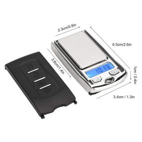 img 3 attached to 🕒 Portable Digital Pocket Scale for Jewelry - High Accuracy Mini Electronic Jewelry Scale, 100g Capacity with 0.01g Precision and Compact LCD Display