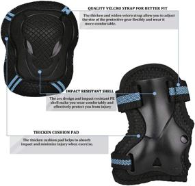 img 1 attached to Ultimate Kids Bike Helmet and Pads Set: Premium Protective Gear for Ages 3-14, Ideal for Cycling, Scooter, and Skateboarding