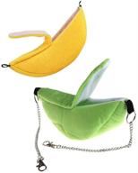 🍌 ximimark banana hamster bed house hammock - warm squirrel hedgehog guinea pig nest logo