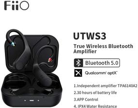 img 3 attached to 🎧 FiiO UTWS3 Bluetooth V5.0 aptX/TWS + Earbuds Hook MMCX Connector with Mic Support - Enhancing the Listening Experience for Shure SE215 SE315 SE846 SE535 SE425/JVC/FiiO FD5 FH7 with 30 Hours Playback and APP Control