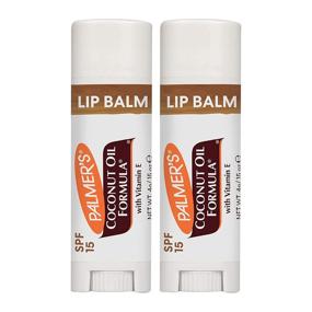 img 2 attached to 🥥 Palmer's Coconut Oil Lip Balm Duo (Pack of 2) with SPF 15 and Coconut Extract