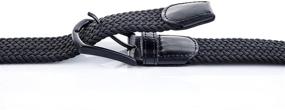 img 2 attached to Stretch Woven Elastic Braided Men's Belts by Weifert