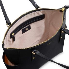 img 2 attached to 👜 Radley London Silk Street: Classy Medium Leather Tote for Sophisticated Style