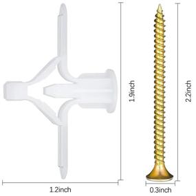 img 3 attached to Drywall Kit Self Drilling Hollow Wall Assortment Plastic