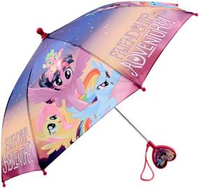 img 4 attached to ☂️ Little Character Rainwear Umbrella by Hasbro