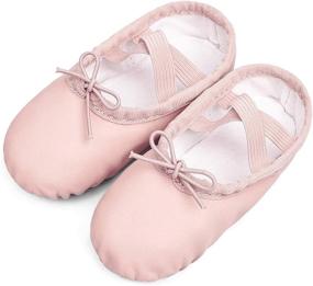 img 3 attached to 👯 STELLE Toddler Ballet Slippers for Girls: Shoes, Athletic and More