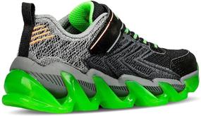 img 1 attached to Skechers Mega Surge Sneaker Black Little в Русском переводе: Кроссовки Skechers Mega Surge Черные маленькие