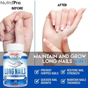 img 3 attached to 💅 Nourishing Nail Growth Vitamins for Enhanced Strength - Say Goodbye to Brittle Nails. Advanced Nail Strengthening and Growth Supplements – Promote Long, Healthy Nails with Biotin and Collagen Gummies.