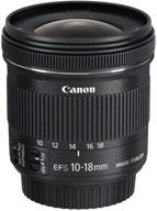 canon ef-s 10-18mm is stm lens: exceptional wide-angle performance and image stabilization logo