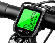 🚴 seisso wireless bike computer speedometer - waterproof cycling odometer with smart sensor, auto wake-up, lcd backlight display, and multi-function bicycle speed tracker logo