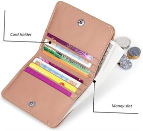 img 2 attached to Dicihaya Small Coin Purse Wallet for Women - Genuine Leather Mini Pouch with Multiple Card Holders