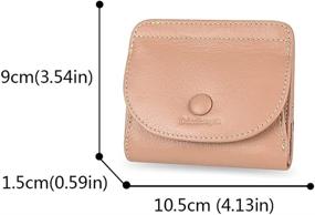 img 3 attached to Dicihaya Small Coin Purse Wallet for Women - Genuine Leather Mini Pouch with Multiple Card Holders