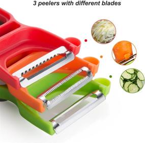 img 3 attached to Zoejoy Vegetables Fruits Peelers Blades