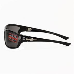 img 3 attached to ZANheadgear EZFL01 Florida Sunglass With Shiny Black Frame And Smoked Lenses