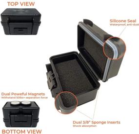img 1 attached to 🧲 PANGAEA Waterproof Magnetic Container Case: Ultimate Protection for Tracki, SpySpot GL300MA GL200 GL300 GL300W GPS Trackers