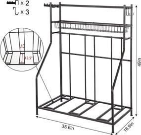 img 3 attached to Storage Free Standing Parking Mountain Organizer