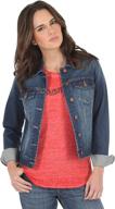 π stylish wrangler womens western jacket: modern denim women's clothing logo