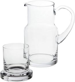 img 4 attached to Stylish and Sophisticated Badash Manhattan Inch Carafe Set for Elegant Beverage Service