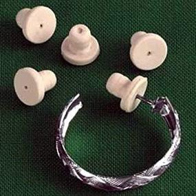 img 1 attached to 🔙 6-Pack of Comfortable Silicone Earring Backs with Cushioning