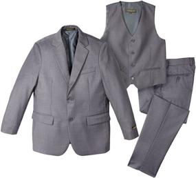 img 4 attached to 👔 Spring Notion Two Button 3 Piece White Boys' Suit & Sport Coat Set