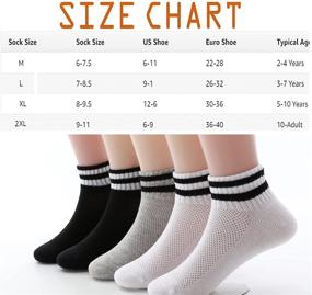 img 1 attached to Girls Toddler Ankle Cotton Breathable Boys' Clothing