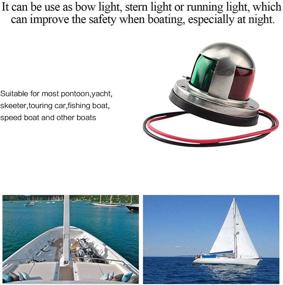 img 2 attached to ⚓ Tkkeuep 12V Boat Marine LED Navigation Lights: Top-notch Signal Lights for Various Boats, Yachts, and Pontoons