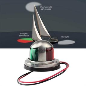 img 3 attached to ⚓ Tkkeuep 12V Boat Marine LED Navigation Lights: Top-notch Signal Lights for Various Boats, Yachts, and Pontoons