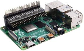 img 1 attached to 🔌 GeeekPi Micro Connectors Raspberry Pi 40-pin GPIO Expansion Board - Dual Male Header with Straight Pin Alignment - Compatible with Raspberry Pi